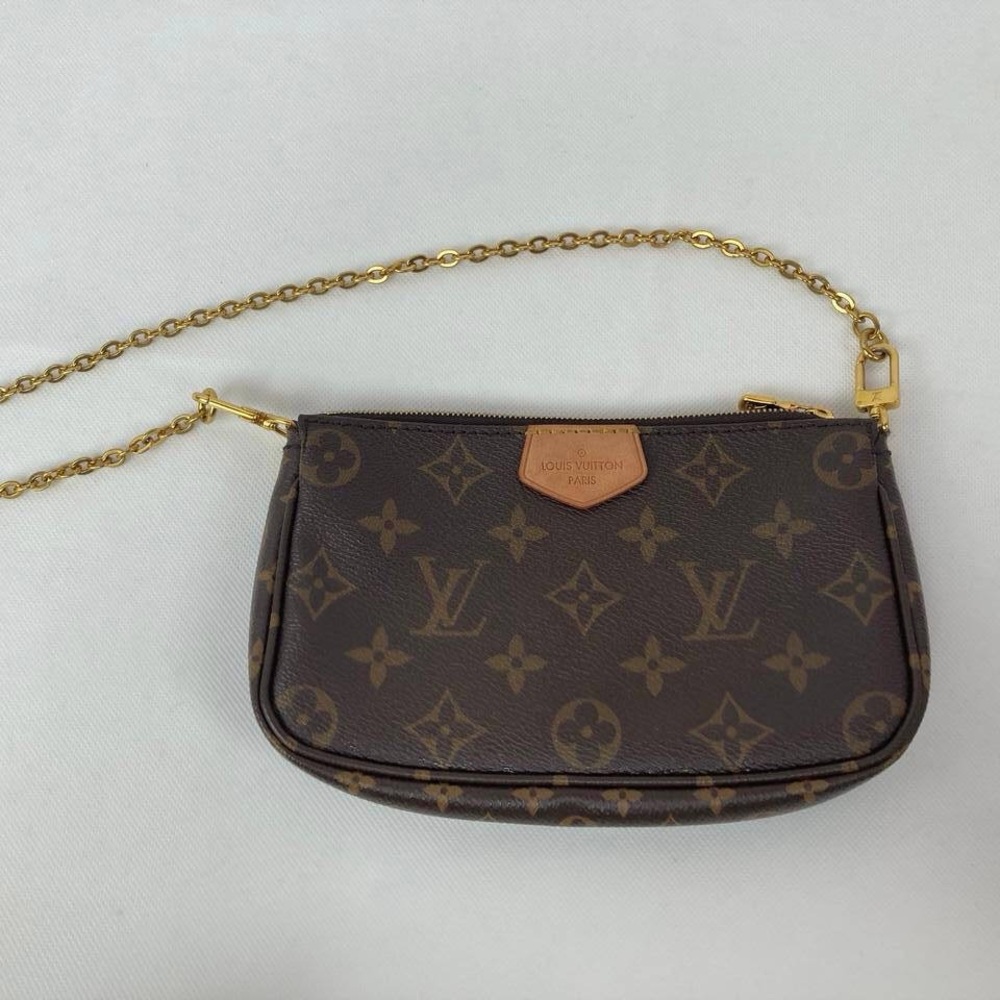 Louis Vuitton Brown Monogram Mini Pochette Shoulder Bag